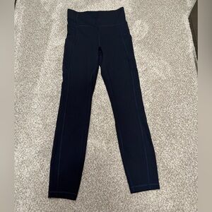 Lululemon Invigorated High rise tight 25” true navy